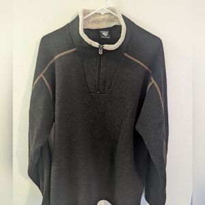 Kuhl Men's Black Half-Zip Sweater